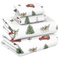 thumbnail image 5 of RUVANTI 100% Cotton Flannel Sheets California King 4 Pcs Holiday Haul, 5 of 5