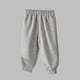 thumbnail image 2 of Odeerbi 1-10 Años Niños Niñas Algodón Pantalones Workout Athletic Deportes Jogger Pantalones Color Sólido Cintura Elástica Lindo Joggers, 2 of 4