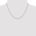 thumbnail image 4 of 10K Yellow Gold Spiga Wheat Chain Styles Necklace 1 mm 18 inch, 4 of 4
