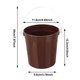 thumbnail image 3 of Cubos de plástico para bebidas Cubos para cócteles de 32 oz con tapa y asas Cubo para bebidas y aperitivos con diseño de copos de nieve para fiestas en la piscina y suministros de verano, 3 of 8