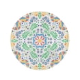 thumbnail image 2 of JSDART 60 inch Round Beach Towel Blanket Colorful Flower Floral Pattern Bandana Bohemian Abstract Accessory Authentic Travel Circle Circular Towels Mat Tapestry Beach Throw, 2 of 2