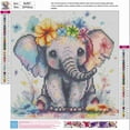 Aoderun 5D Diamond Painting Kits, Elephant DIY Art, Full Drill Canvas ...