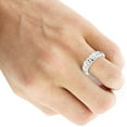 thumbnail image 4 of Platinum Women's Natural Diamond Wedding Ring (Size 8), 4 of 4