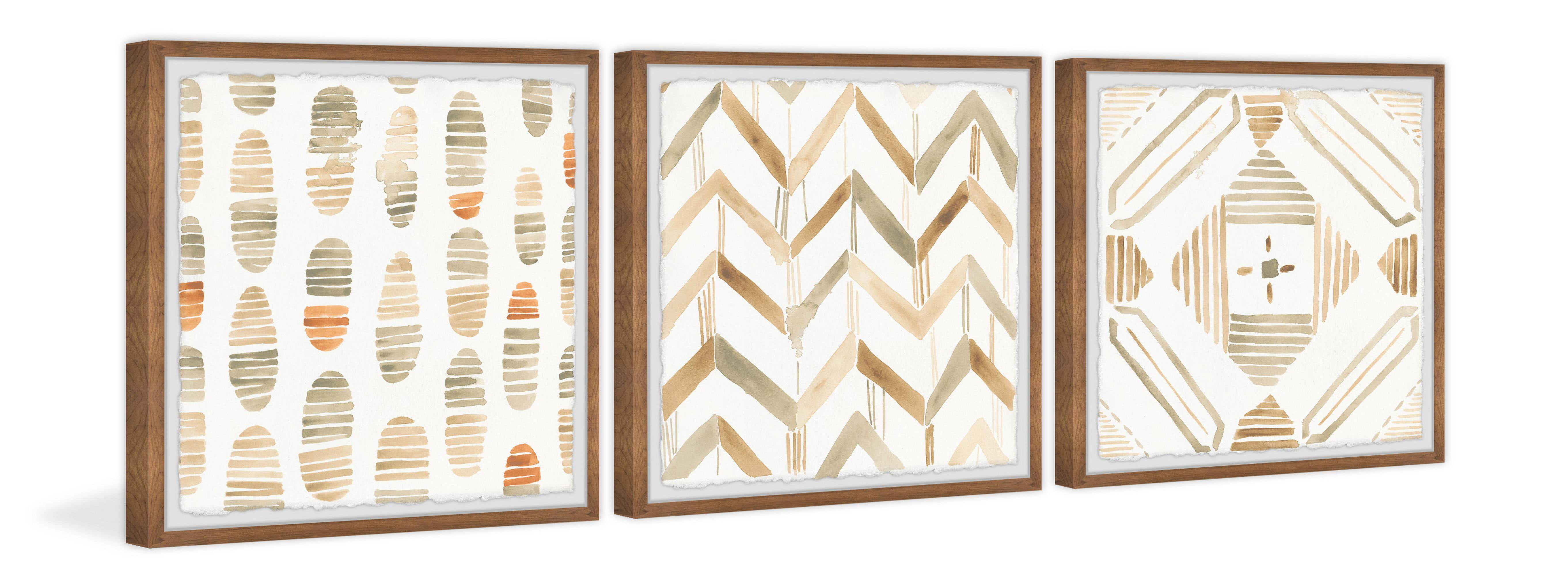 Marmont Hill All About the Lines Triptych Art Prints