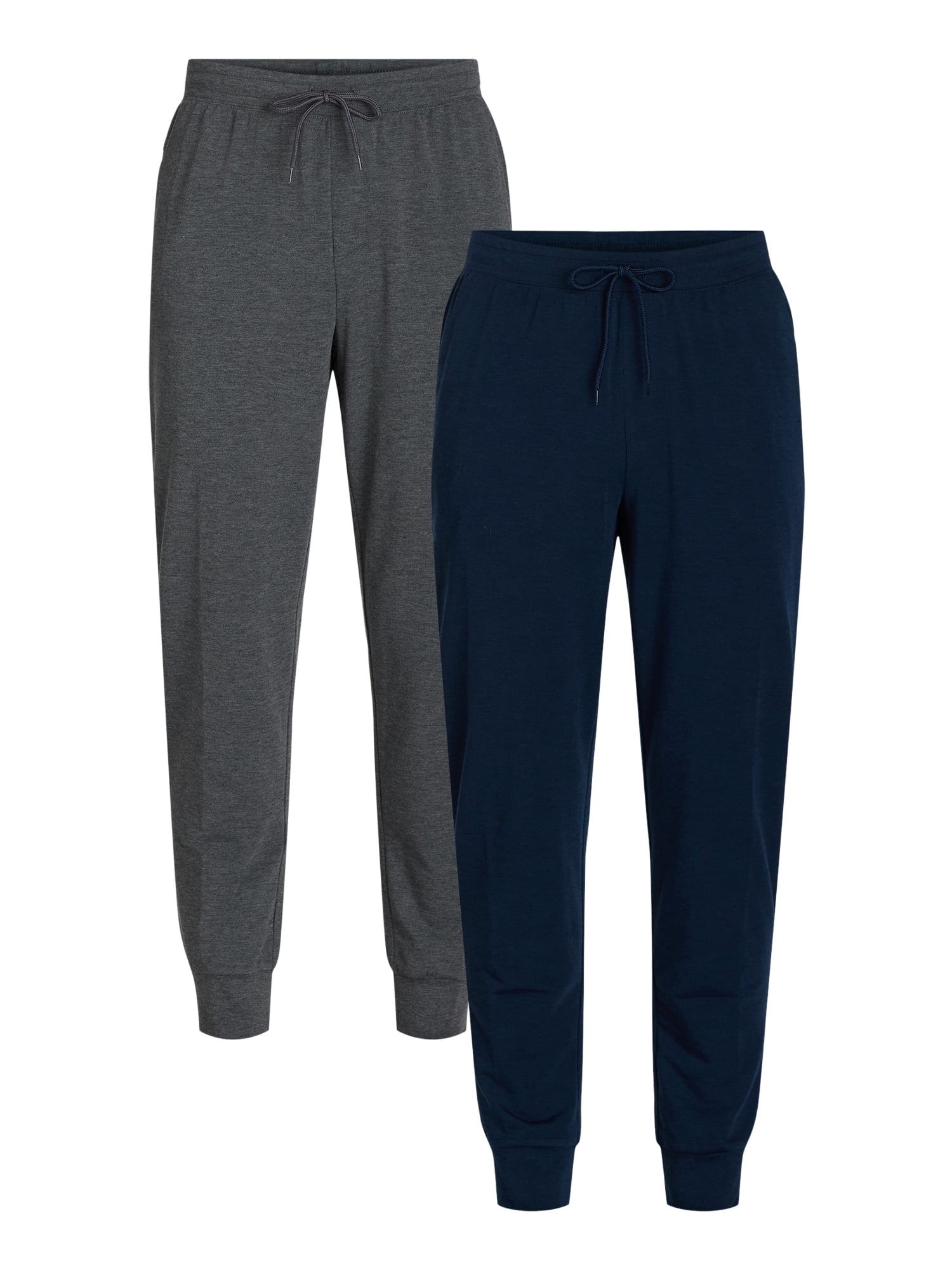 Athletic Works Men's and Men's Big Knit Jogger - 2PK, Sizes S-5XL