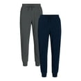 thumbnail image 5 of Athletic Works Men's and Men's Big Knit Jogger - 2PK, Sizes S-5XL, 5 of 5
