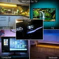 thumbnail image 3 of LED TV Backlight,USB LED Strip Light,RGB Multi-Colour LED Light Strip Kit Waterproof IP65, 30 LED with Wireless Remote Controller for TV/PC/Laptop Bias Lighting (6Ft), 3 of 6
