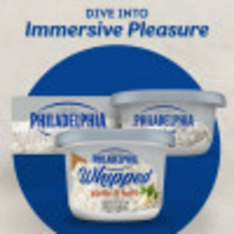 Philadelphia Whipped Flavored Cream Cheese Spread, 1 Tub, for