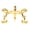 Gold, variant on Gold-plated Display Gemstone Egg Support Base Crystal Ball Stand Holder Ornament