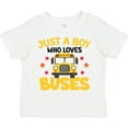 thumbnail image 3 of Inktastic Just a Boy Who Loves School Buses Boys Toddler T-Shirt, 3 of 5