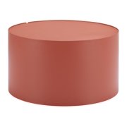 Bayu Coffee Table Brown Coffee Table, Modern Style, Powder Coated Aluminum round shape tabletop, Aluminum, Outdoor Living