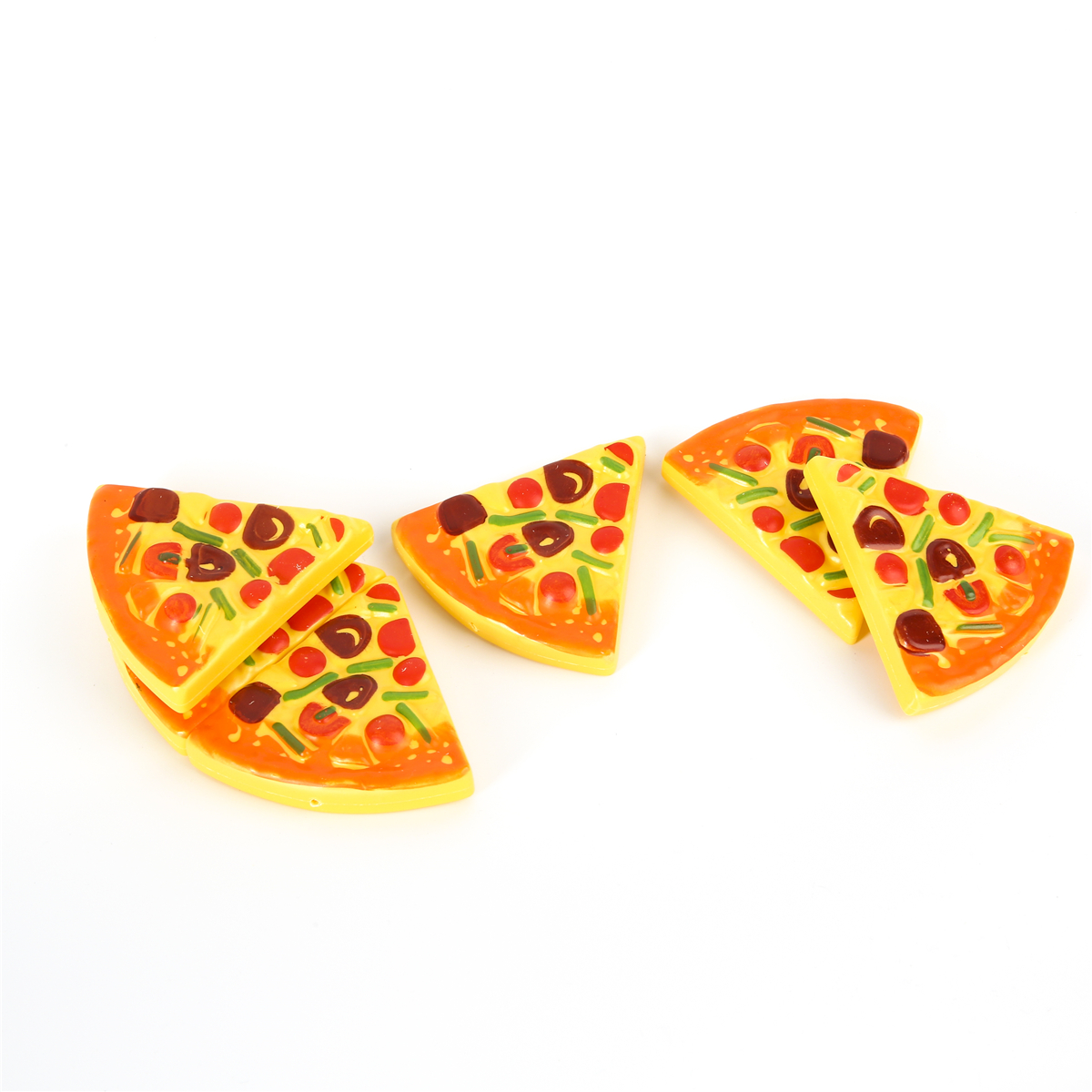 Seyurigaoka 6Pcs Kids Toy Pretend Role Play Kitchen Pizza Food Cutting Sets Children Gift - image 3 of 6