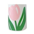 thumbnail image 2 of Poubelle Florale, Corbeille à Déchets De Style Moderne à Grande Bouche, Poubelle Pour Cuisine, Salle De Bain, Chambre à Coucher(Round S), 2 of 14