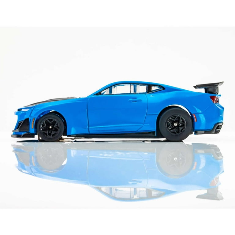 AFX Racing 2021 Camaro ZL1 1LE HO Slot Car - Rapid Blue with Mega