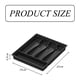 thumbnail image 2 of Bandeja organizadora para cajones de cubiertos, almacenamiento de cubiertos de plástico para cajones de cocina, soporte para cubiertos y utensilios, divisor para cucharas, tenedores, cuchillos,, 2 of 5
