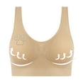 thumbnail image 4 of ylioge S-4X Plus Size Sports Bras for Women Push Up Wireless Tshirt Bra Womens Casual Rhinestones Stretchy Pullover Everyday Yoga Underwear Bralettes, 4 of 6