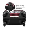 thumbnail image 2 of Hirioo Buffalo Plaid Forest for Elasticity Suitcase Cover (No luggage Included) Durable Luggage Protector Fits 18-32 Inch Luggage-X-Large, 2 of 7