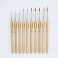 thumbnail image 4 of 10 gancho pluma dibujo dibujo dibujo borde traje triángulo varilla nailon pintura pluma detalle arte pintura al óleo dibujo pincel, 4 of 5