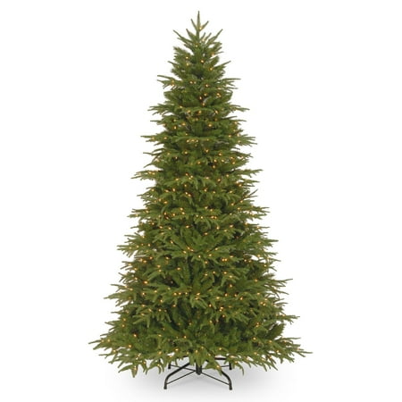 National Tree 7.5' Feel-Real Northern Frasier Hinged Tree with 800 Clear Lights