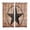 Brown Black, variant on 2 Panels Kitchen Tier Curtains 39 Inch Length, Vintage Farmhouse Grommets Window Treatment Curtain, Rustic Western Texas Star Shabby Art Thermal Curtains Drapes for Living Room/Bathroom