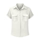 thumbnail image 4 of Craaazy Women's Relaxed Fit Collared Blouse, Solid Color Short Sleeve Button Down Top, Loose Comfy Cotton Casual Shirt with Pockets for Summer Gifts, 4 of 6