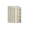 thumbnail image 2 of Temporary Metallic Tattoo Sheet for Body and Hair 3-Pack, 2 of 4