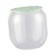 thumbnail image 3 of Reposapiés otomano con almacenamiento Caja de juguetes para niños Asiento acolchado transparente Reposapiés Sala de estar Entrada portátil Otomana de verde, 3 of 8