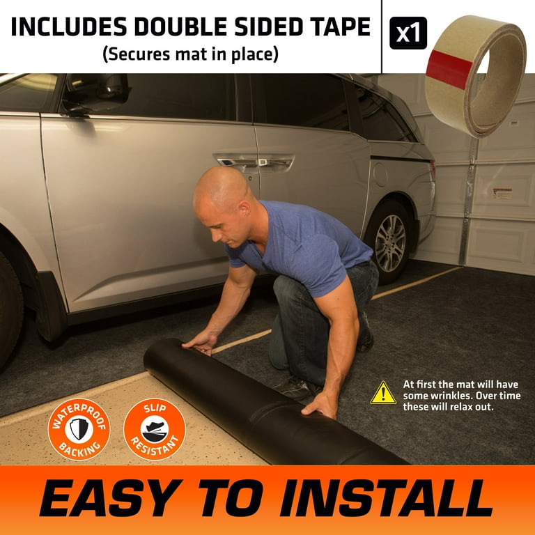 Armor All Garage Floor Mat Waterproof Absorbent Durable 17 x 7 4