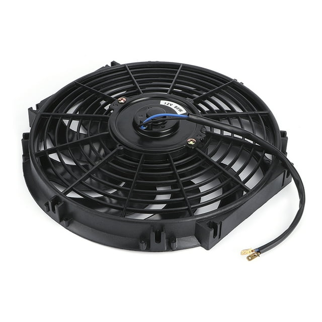 Electric Radiator Fan,12in Universal Slim Radiator Radiator Thermo Radiator Fan Assembly Time-Tested Durability