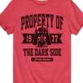 thumbnail image 3 of Star Wars - Property Of The Dark Side - Toddler And Youth Short Sleeve Tee, 3 of 5