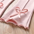 thumbnail image 4 of GigrtiJin Girls' Casual Sports Versatile Pants Mid Waist Bow Tie End Leg Pants Outdoor Solid Color Flared Long Pants, 4 of 9