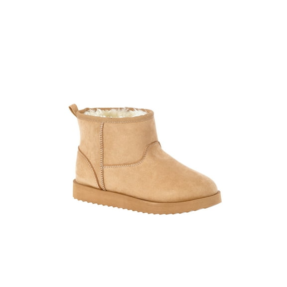 Wonder Nation Little and Big Girls' Faux Shearling Boots