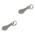 thumbnail image 4 of relayinert 2 Pieces Metal Shopping Trolley Removable Key Portable Reusable Replacement Smooth Men Women Cart Token Accessories 2Pcs 2Set, 4 of 6