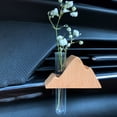 thumbnail image 4 of Xinyolin Car Air Outlet Decor - Artistic Flower Arranger, Universal, Simple Installation, Tube Vases, Magnet Wooden Stand, 4 of 8