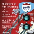 thumbnail image 2 of Febreze AUTO Car Air Freshener, Odor-Fighting Car Vent Clip, Old Spice Deep Sea, 2 Count, 2 of 11