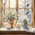 thumbnail image 1 of 5D DIY Taladro Diamante Pintura Invierno Habitación Kit Del 30x30cm, 1 of 9
