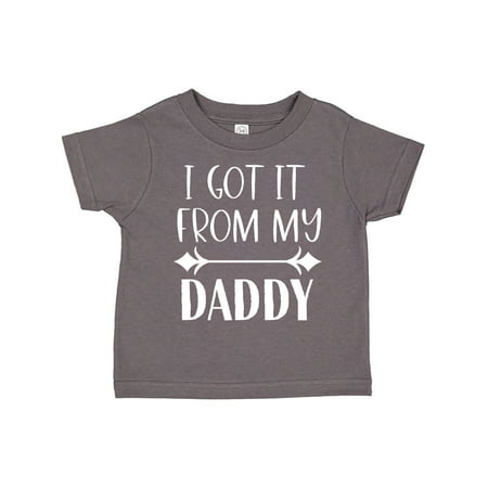 

Inktastic I Got It From My Daddy Gift Toddler Boy or Toddler Girl T-Shirt
