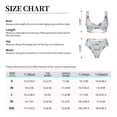 thumbnail image 4 of Kdxio Happy Easter Print Women's 2 Piece High Waisted Wrap Spaghetti Strap Summer Swimsuit Bikini Set-, 4 of 7