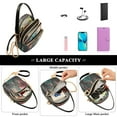 thumbnail image 5 of FORMRS Crossbody Bag for Women Quilted Travel Shoulder Cell Phone Purse with Chain Strap Handbag, Psychedelic Forest, 5 of 7