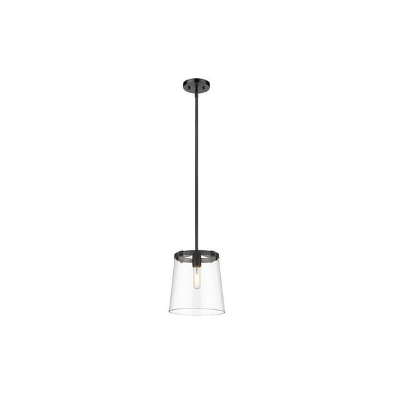 3032P10-MB-Z-Lite-Callista - 1 Light Pendant In Transitional Style-12 Inches Tall and 10 Inches Wide-Matte Black Finish
