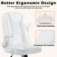 thumbnail image 6 of Waleaf Big and Tall Executive Office Chair with Flip-up Arms for Adult,Ergonomic High Back Adjustable Computer Desk chair, 6 of 9