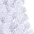 thumbnail image 5 of vidaXL Artificial Half Christmas Tree with Stand White 150 cm PVC, 5 of 5