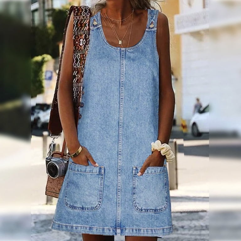 Women's Summer Dresses 2024 Beach Casual Popular Denim Skirt Sexy Cool Strap Dress Casual Summer Sundress - Walmart.com Women's Summer Dresses 2024 Beach Casual Popular Denim Skirt Sexy Cool Strap Dress Casual Summer Sundress - Walmart.com