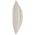 thumbnail image 3 of 26 x 26 Throw Pillow, Woven Stripes, Square, Hidden Zipper, Natural, Ivory- Saltoro Sherpi, 3 of 5