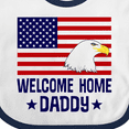 thumbnail image 4 of Inktastic Military Homecoming Welcome Home Daddy Boys or Girls Baby Bib, 4 of 4