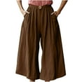 thumbnail image 1 of FNFYFH Liquidation Dames Grande Taille Décontracté Long Lin, 1 of 8