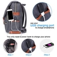 thumbnail image 2 of Mochila Genérico  Modoker Laptop 15 Ligera Puerto De Carga Usb -gris, 2 of 4
