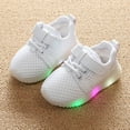 thumbnail image 2 of GYRATEDREAM Toddler Light Up Shoes for Boys Girls Kids Led Sneakers Breathable Mesh Tennis Shoes for Little Kids 1-6 Years, 2 of 4
