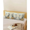 thumbnail image 5 of Coastal Shell Body Pillow Cover 20 x 54 Inch Decorative Pillow Cover Starfish Summer Beach Nautical Ocean Lumbar Pillowcase Seasonal Rectangle Cushion Case for Couch Sofa Bed Living Room, 5 of 7