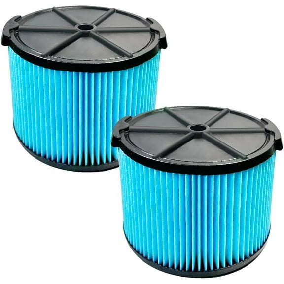 2 Pack VF3500 Filter for Ridgid Shop Vac 4 Gallon 4.5/3 Gal Wet Dry Vacuums, 3-Layer Replacement Filter Compatible with Ridgid Portable Vacuum WD3050, WD4070, WD4080, WD4522, 4000RV, 4500RV